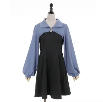 axes femme POETIQUE 지퍼 디자인 미니 원피스