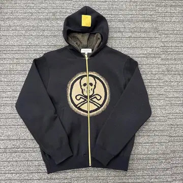 마크앤로나 후드티 블랙 니트 원단