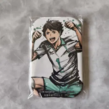 레어 하이큐 오이카와 토오루 환희의 고동 스퀘어 캔뱃지 세가 한정판