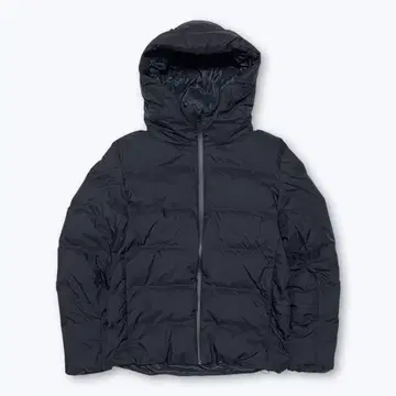 유니클로 UNIQLO 심리스 다운 후드티 블랙 XL 다운 자켓