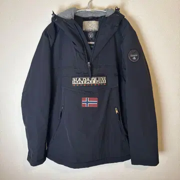 새상품급 [NAPAPIJRI] 블랙 아노락 자켓 사이즈 XL