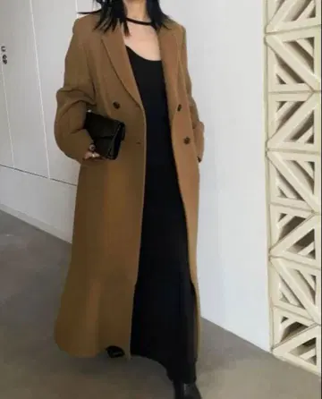 Ameri 더블 브레스티드 머메이드 코트