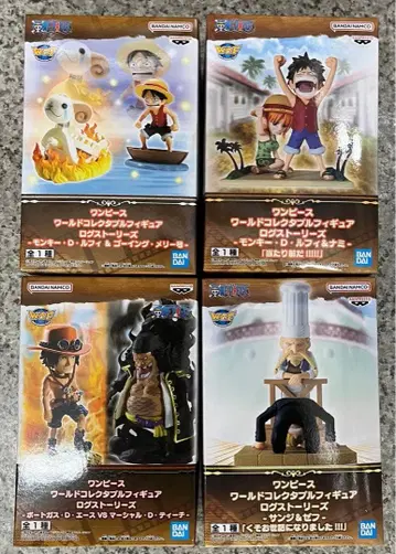 원피스 WC 로그 스토리 4종 세트