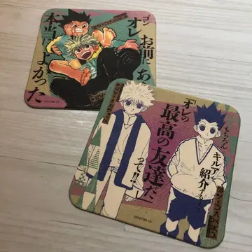 HUNTER x HUNTER 헌터헌터 아트 코스터 곤 키루아