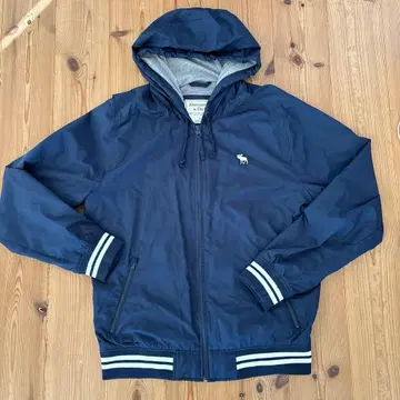 Abercrombie & Fitch 네이비 나일론 자켓 L