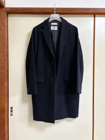 BEAUTY & YOUTH GARDENA 네이비 체스터 코트