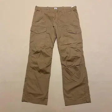 C.P. COMPANY 베이지 워크 팬츠 밀리터리 카고 팬츠