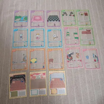 동물의 숲 밀피 카드 18장