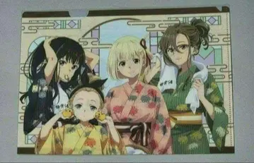 리코리스 리코일 클리어 파일 극락탕 유카타