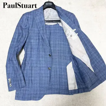 새상품급 폴 스튜어트 테일러드 자켓 언라이닝 자켓 린넨 실크