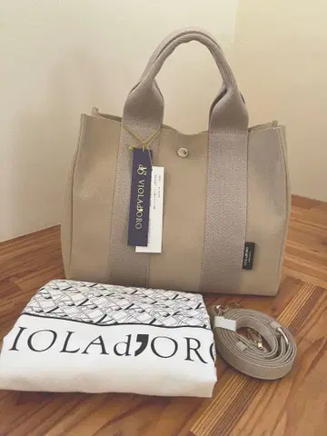 [ 새상품 ] 비올라돌로 지노 M 사이즈 샌드베이지 x 토프