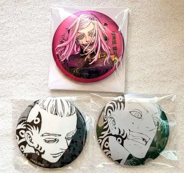 익명 배송 도쿄 리벤저스 산즈 하루치요 매트 메탈릭 캔뱃지