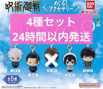 주술회전 회옥옥절 메지루시 액세서리 4종 세트