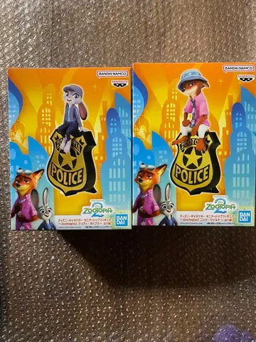 주토피아2 모니터 탑 피규어 2세트