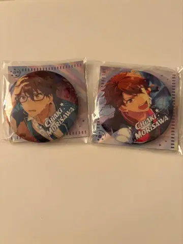 앙스타 추억 캔뱃지 중국 한정판 모리사와 치아키 세트