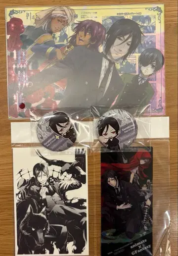 블랙 집사 세바스찬 캔뱃지 엽서 책갈피 묶음 판매