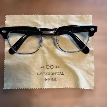 KANeko OPTICAL VINTAGE 안경 블랙