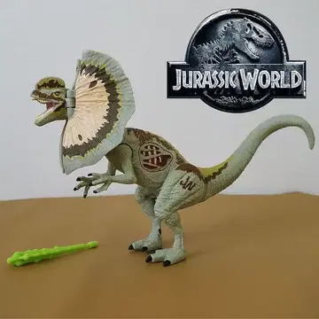 쥬라기 월드 딜로포사우루스 완품 해즈브로 마텔 파크