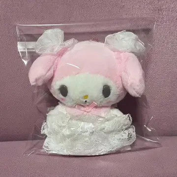 즉시 완판 마이멜로디 레이디 마이멜로디 마스코트 벌스데이 프릴 화이트