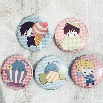 강철의 연금술사 산리오 캔뱃지 그리드 로이