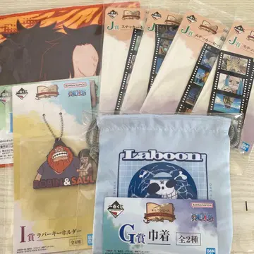 원피스 러버 스트랩 복조리 타월 세트