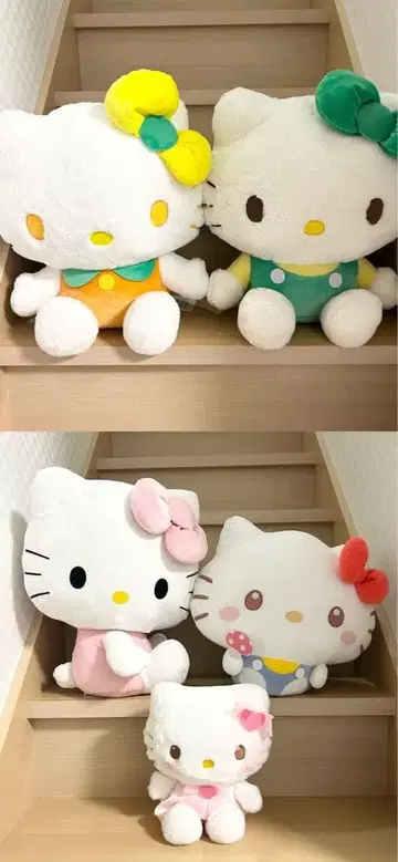 헬로키티 BIG 봉제 인형 5개 세트 묶음 판매