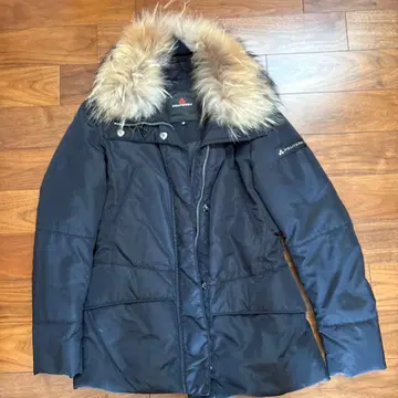 PEUTEREY 여성용 블랙 다운 자켓 42