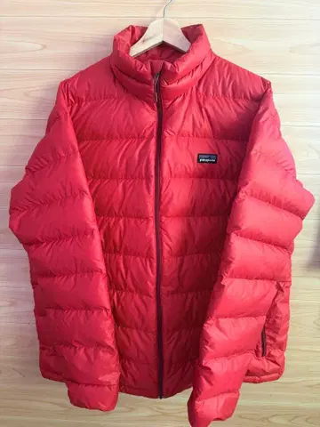 patagonia 남성용 다운 자켓 XL 레드