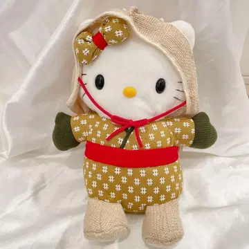 헬로키티 봉제 인형 눈사람 약 30cm 산리오