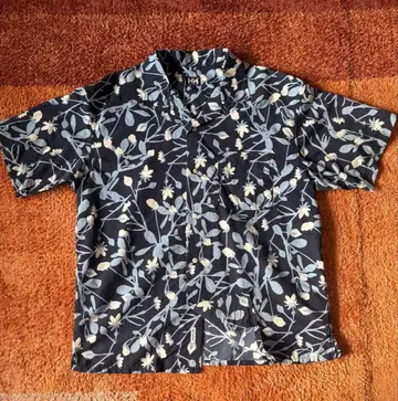HELLY HANSEN 꽃무늬 하와이안 셔츠 M
