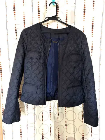 iCB 네이비 퀼팅 자켓