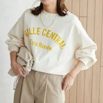 JOURNAL STANDARD relume 화이트 맨투맨 프리