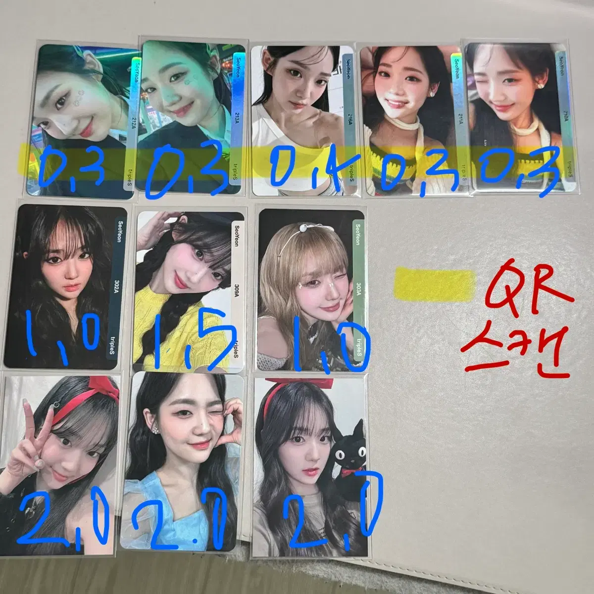 Bulk] Triples Yoon Seoyeon Object Unreleased Photocard | Bunjang