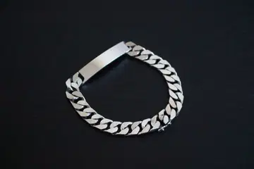 1960s 프랑스 빈티지 ID 팔찌 실버 800