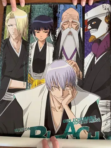 2종 BLEACH 리미티드 포스터 대장 부대장 2매 세트