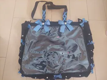 자카마트 A3 이타백 스모크 블루 프릴 디자인 이타백용 토트백