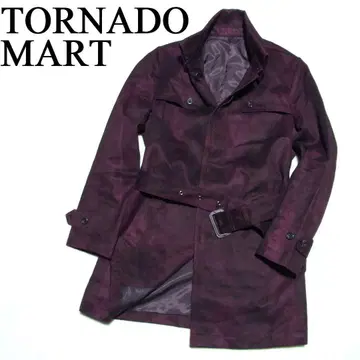 토네이도 마트 마이크로 스웨이드 트렌치코트 보르도 TCT-5501