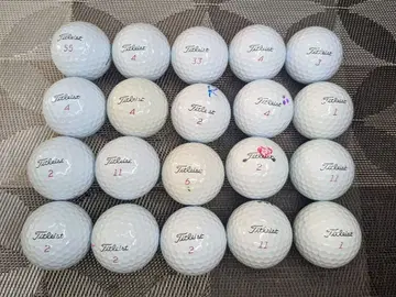 인기 타이틀리스트 PROV1X 로스트볼 화이트 컬러 20개