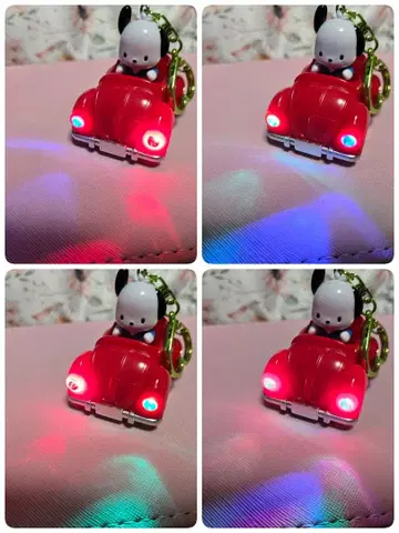 커스텀 LED 라이트 부착 자동차형 라이트 키링 포차코