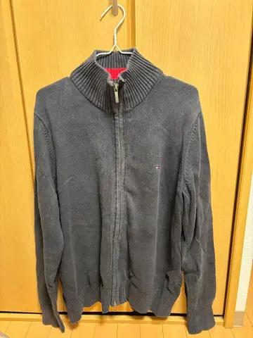 타미힐피거 집업 가디건