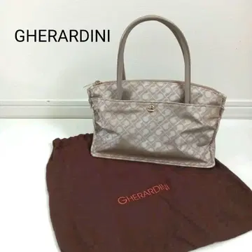 [컨디션 최상] 게라르디니 핸드백 소프티 베이지 계열