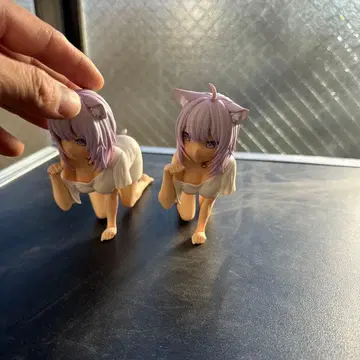 고양이 귀 피규어 2개 세트