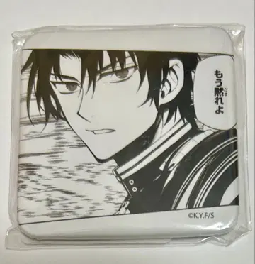 종말의 세라프 DMM 스크래치 스퀘어 캔뱃지 이치노세 글렌