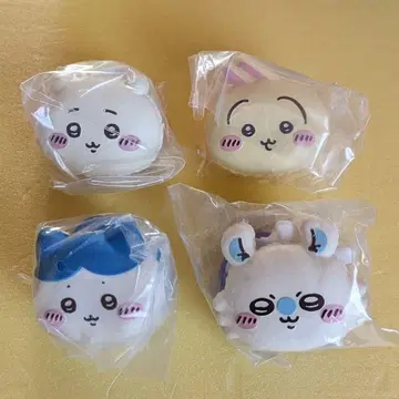 캐릭터 마카롱 4점 세트 컴플리트 치이카와 하치와레 토끼 모몽가