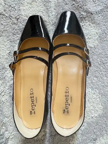 Repetto 블랙 플랫슈즈 36