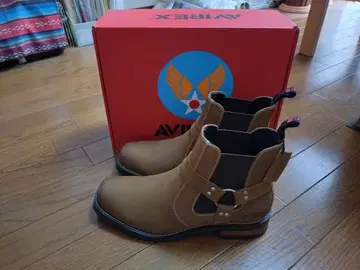 AVIREX 브라운 엔지니어 부츠