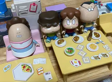 아따맘마 키키테키 아따맘마 인형의 집 피규어 타치바나 일가 세트