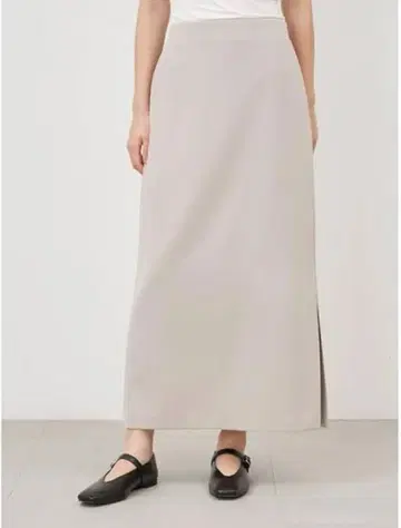 Mila Owen 허리밴딩 사이드 슬릿 스트레이트 스커트