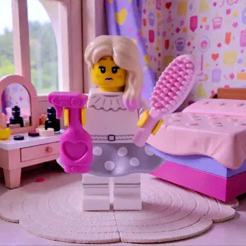 레고 미니 피규어 꾸미기 걸