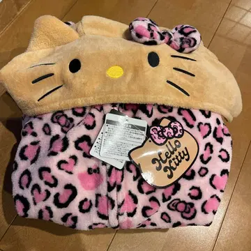 헬로키티 레오파드 무늬 레오파드 핑크 갸루 인형옷 콤비네존